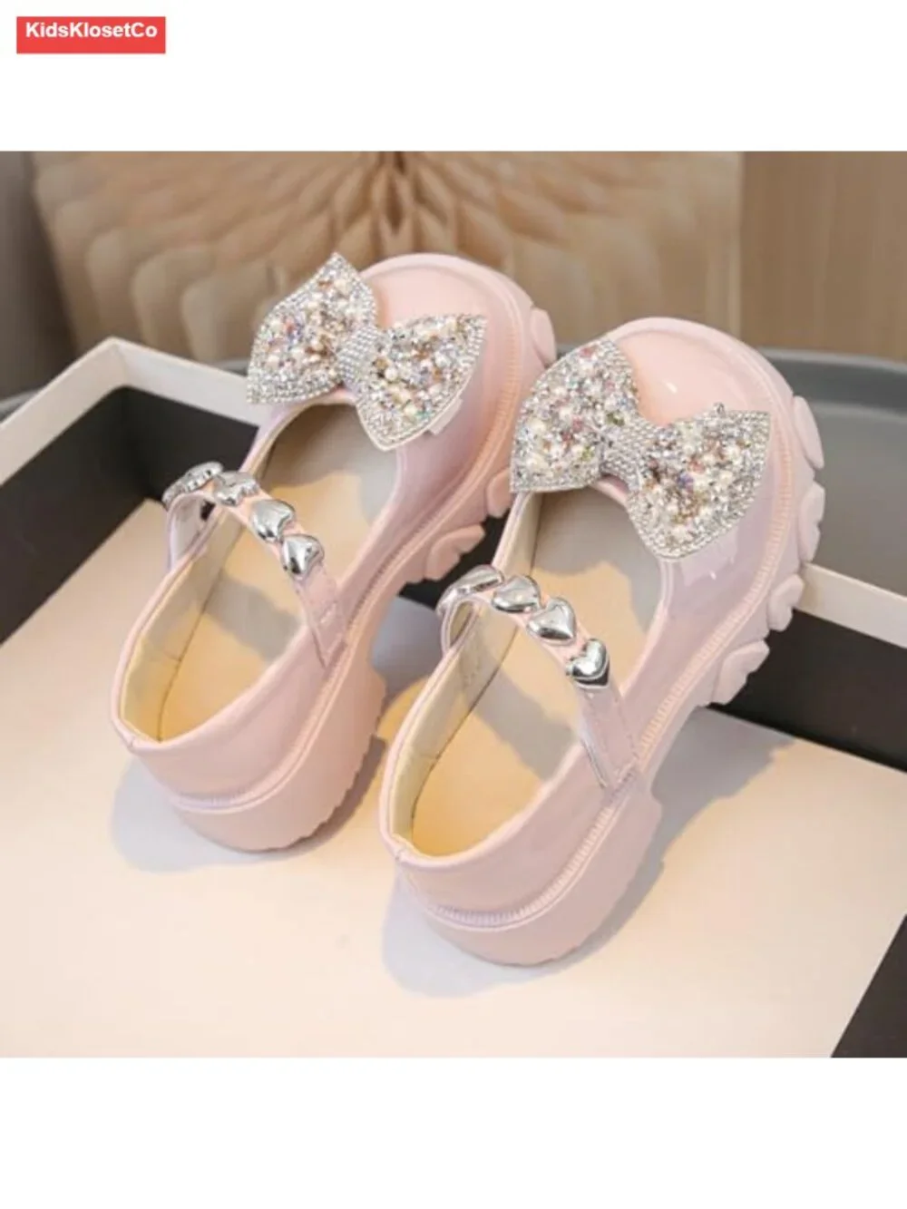 Girls Mary Jane Flats Slip On Platform Loafers School Dress Shoes